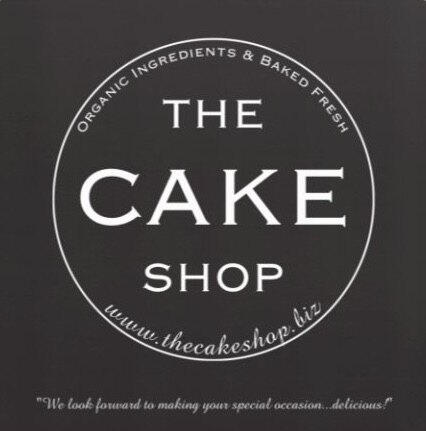 The Cake Shop logo: Organic Ingredients & Baked Fresh, www.thecakeshop.biz